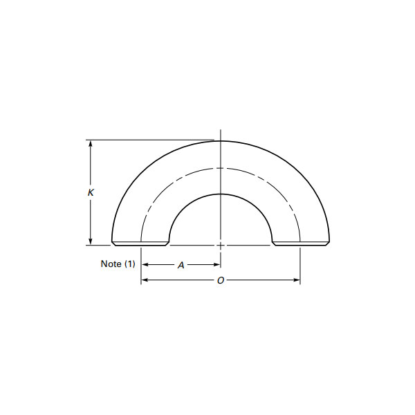 Tupý zvar 180 stupňové koleno