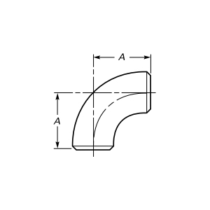 Tupý zvar 90 stupňový koleno