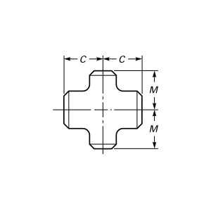 Tupý zvarový kríž